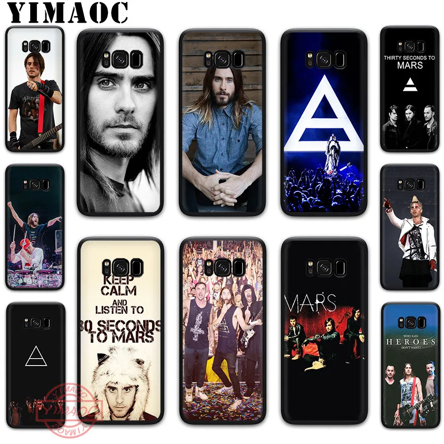 Мягкий чехол YIMAOC 30 Second To Mars 30stm для Samsung S20 Ultra S10 S9 S8 S6 S7 Edge Note 8 9 10 Lite Plus | Мобильные