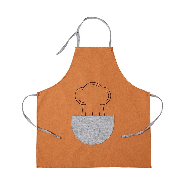 1 шт. водонепроницаемый полиэфирный Фартук женский взрослый нагрудник домашний для приготовления пищи для выпечки Кофейня чистящие фартуки кухонный аксессуар