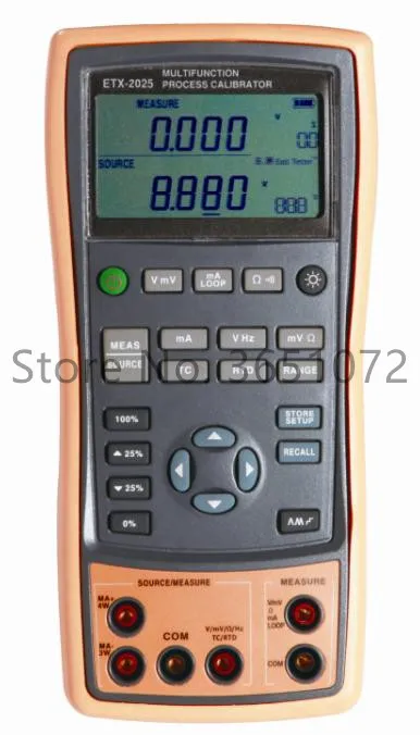 

ETX-2025 Multifunctional Process Calibrator 0.02 Accuracy