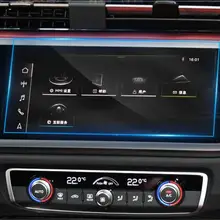 Автомобильная навигация с закаленным стеклом защитная пленка на экран Радио DVD gps lcd приборная панель наклейка на экран для Audi Q3