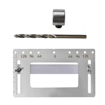 

Cabinet Door Knob Handle Hole Locator Punching Drill Bit Guide Installation Jig Limit Ring Tool