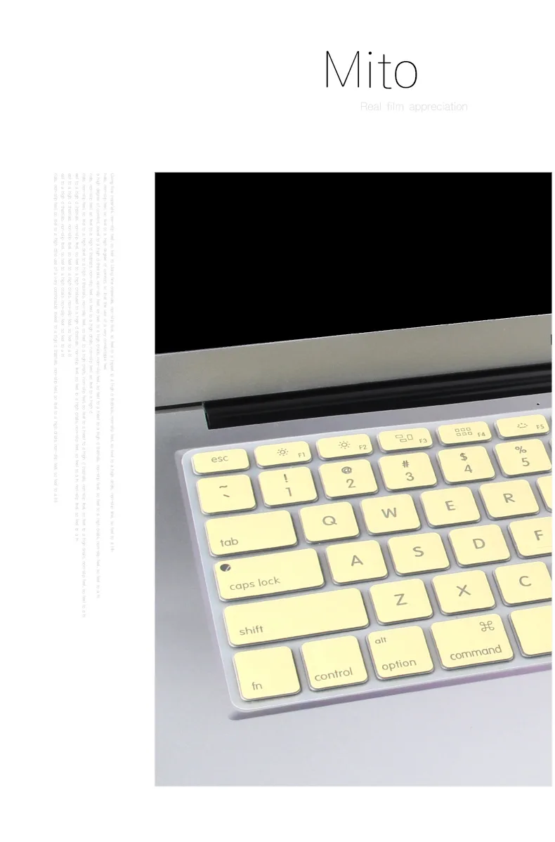 Laptop Keyboard Protective Film Waterproof For macbook air 13 inch Notebook Keyboard Cover
