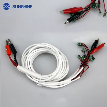 

SUNSHINE SS-908A power line mobile phone repair tool battery panel cable test for iphone4/4S/5/5C/5S/6 6plus/Mini 7G/7P/ 8G/8P/X