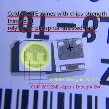 

1200pcs For LG High Power 2w 3535 SMD LEDs Diodes Television Super Bright Diodo SMD 3535 Cool White TV Backlight LATWT391RZLZK