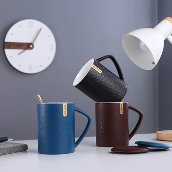 

Luxury Simple Office Ceramic Coffee Mug Nordic Mugs Original Coffee Cup Unique Hand Painted Mugs Minimalist Coffee Cups II50MKB