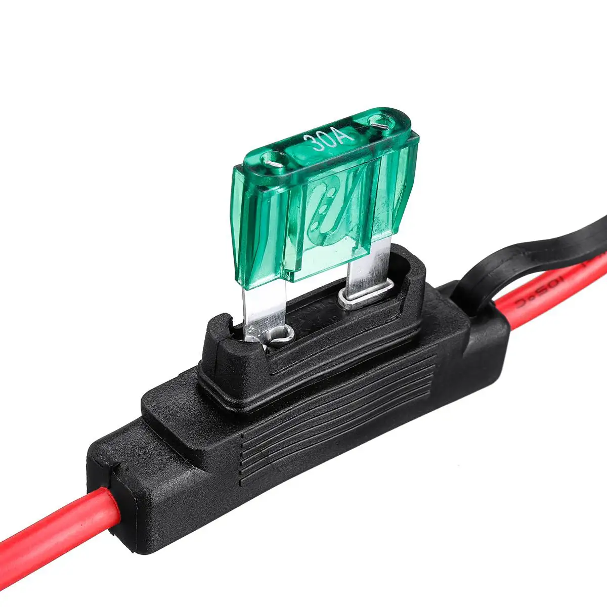Всепогодный 8AWG встроенное лезвие автомобильный держатель предохранителя Maxi 30AMP 8B& S провода комплект с 30A предохранитель