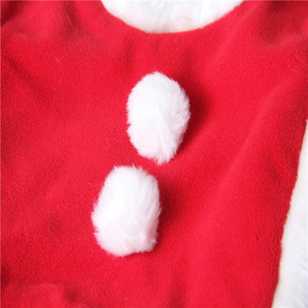 Pet пушистый плащ-шарик накидки теплый Рождественский праздничный костюм колокольчик кошка пальто товары для домашних животных