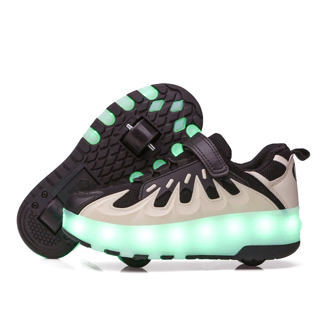 

Heelies 2020 New USB charge LED Colorful Children Kids Fashion Sneakers with Two Wheels Roller Skate Shoes Boys Girls Shoes