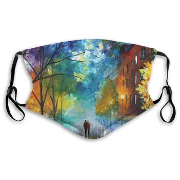 

LAURA FERGUSON Half Face Mask with Filter Unisex Tactical Winter Face Cover for Running Romantic Night