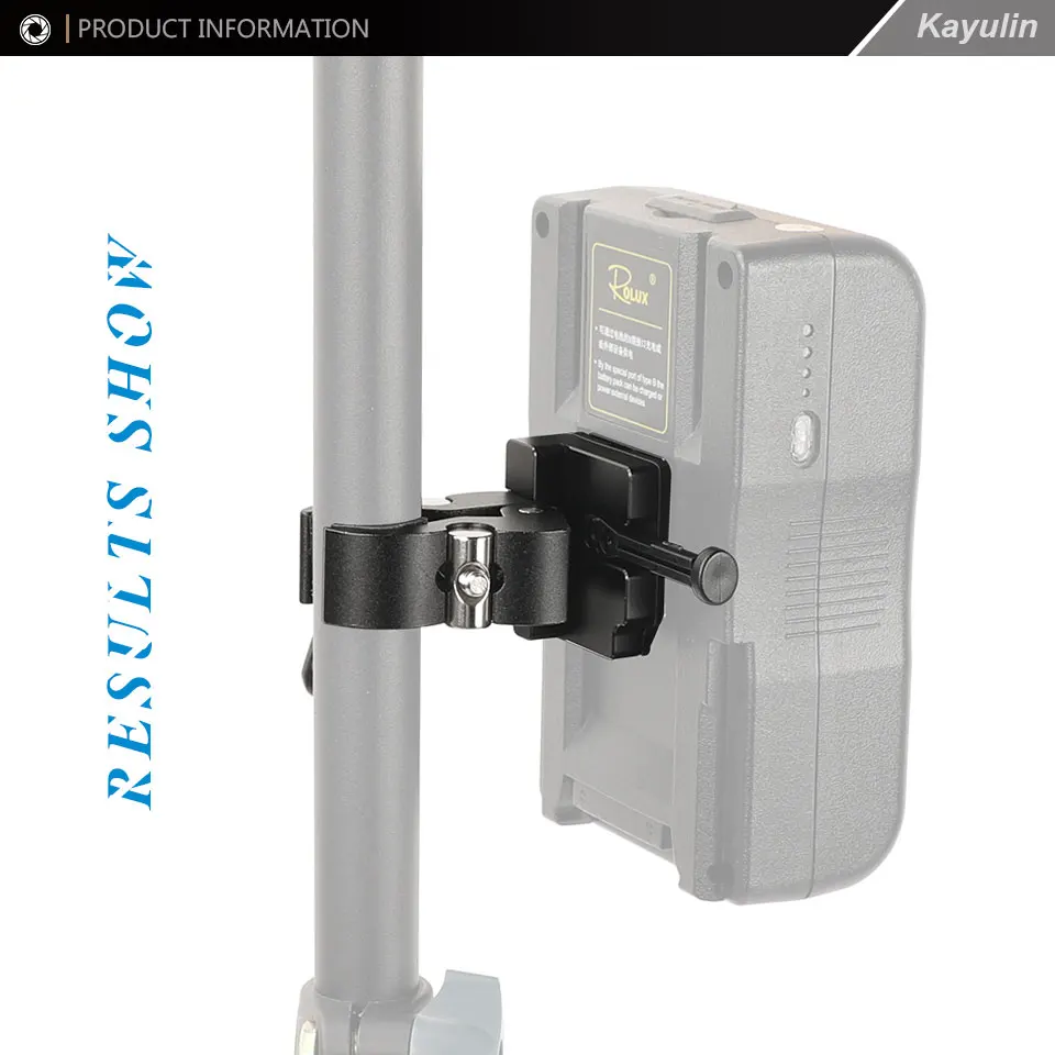 Description Picture 5 of itemKayulin Camera Super Clamp With Universal V-Lock Mount Quick Release Adapter For Iconic Brand DSLR Camera Battery Photo Studio Accessory
