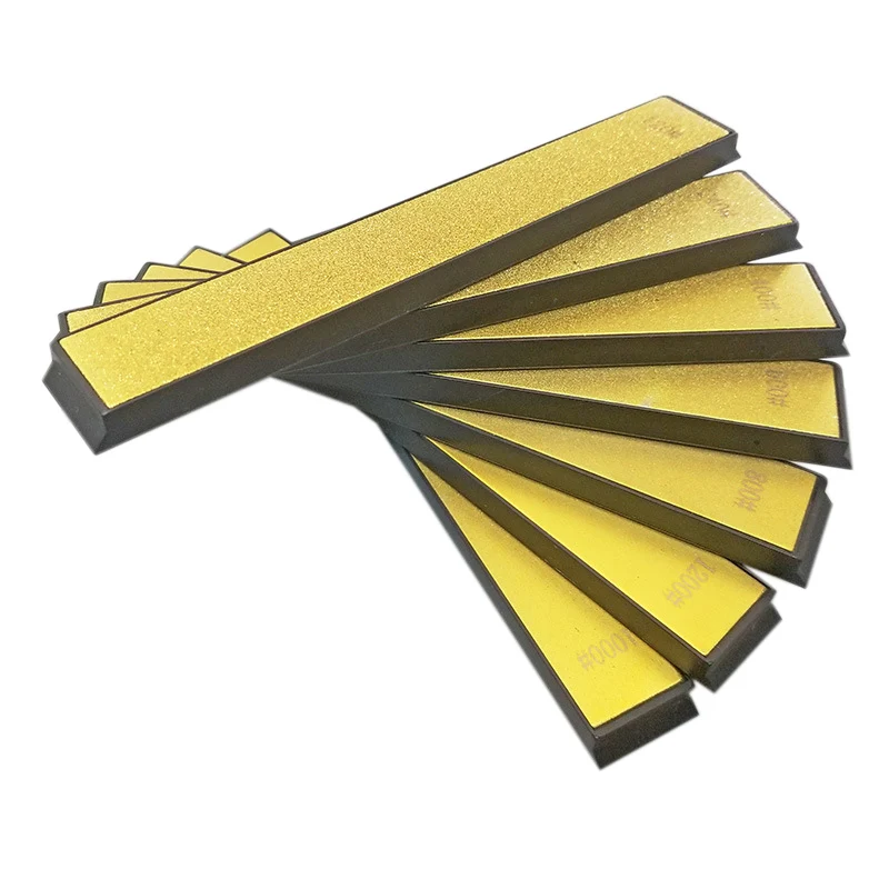 

120-1200 Grit Golden Diamond Sharpening Stone Knife Sharpener Kitchen Tools Grinding Stone