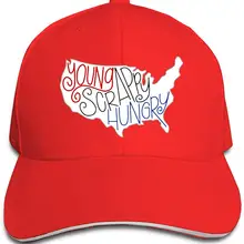 Young Scrappy Hungry унисекс бейсбольная Кепка Классическая Регулируемая на липучке остроконечная сэндвич Кепка водителя грузовика