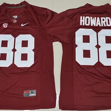 Стилизованный, Alabama Crimson Tide O.J Говард для мужчин, красный и белый Джерси