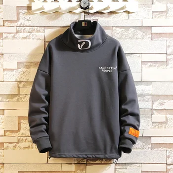 

Fashion Brand Men Hoodies 2020 Spring Autumn KOREA Hip Hop Loose Casual Men's Sweatshirts Streetwear Clothes