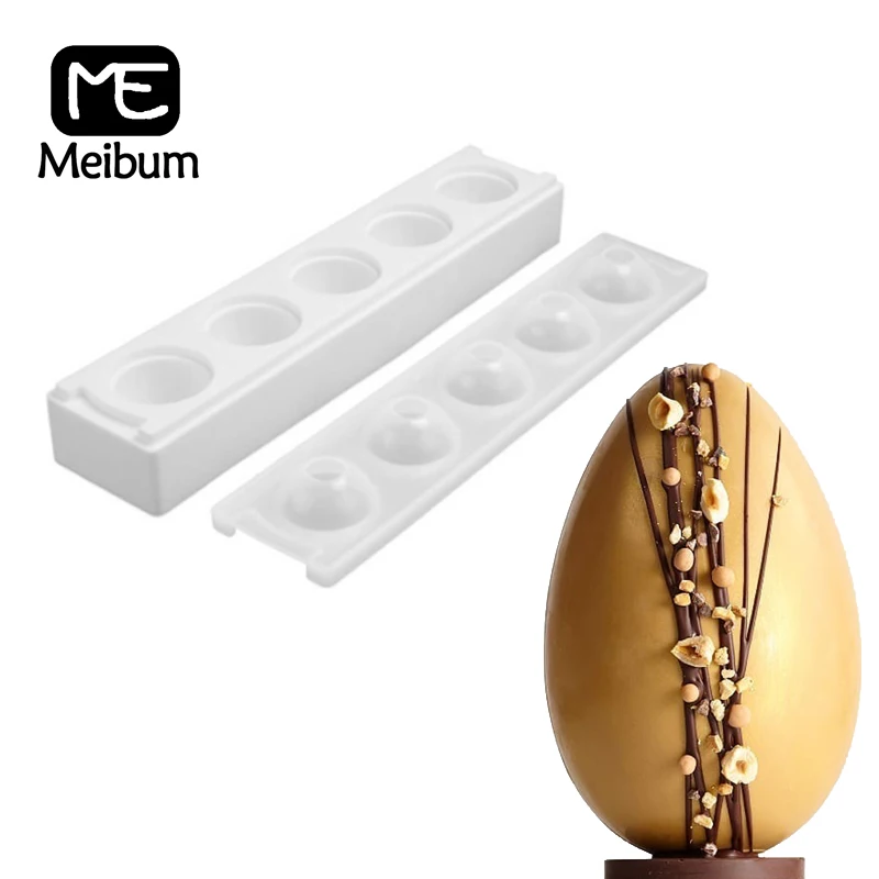 Meibum 5 полости 3D стерео форма Яйца Силиконовые формы торта Пасхальный французский десерт шоколадный мусс форма для теста украшения инструменты