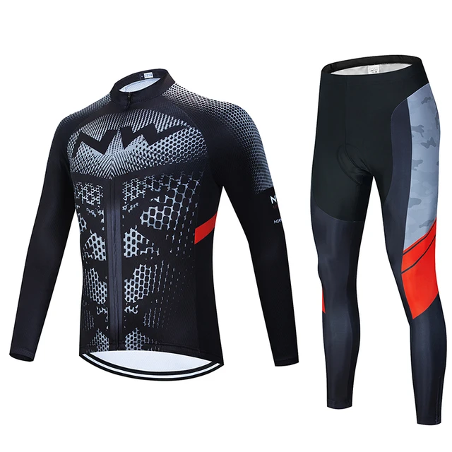 US $13.34 NW 2020 Pro cycling team jersey spring clothes long sleeve suit mens long sleeve outdoor riding bre
