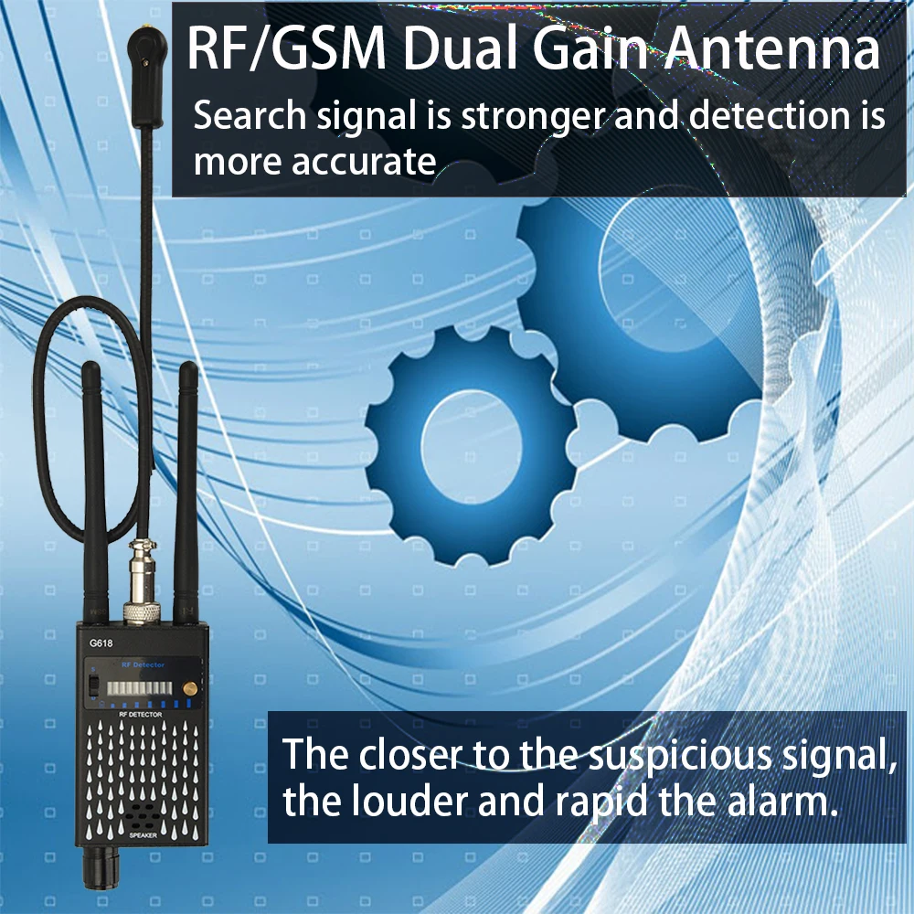 Super Sensitive Wireless RF Signal Detector, Dispositivo