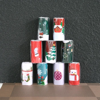 

500x10cm New Year Christmas Home Decor Wall Sticker Removable Decal Diy Self-adhesive Waterproof Christmas Decor Sticker