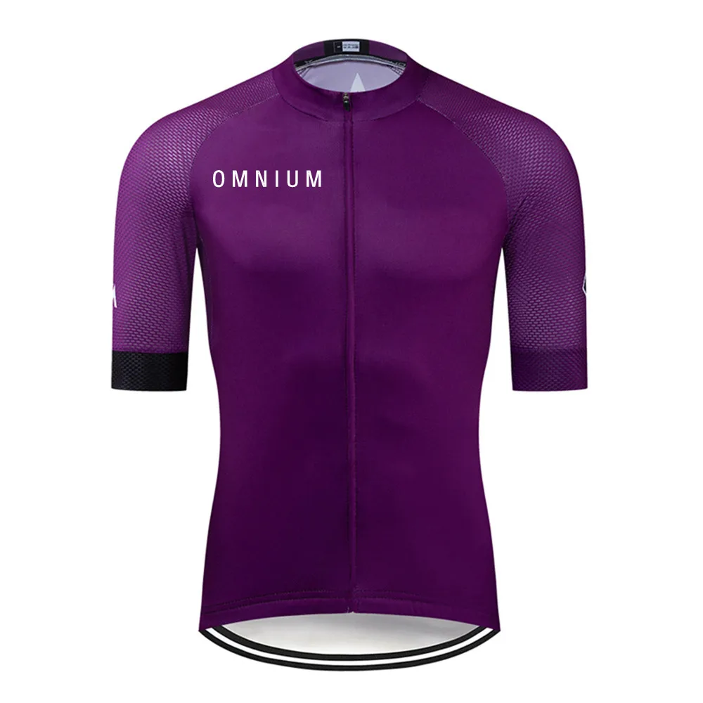 OMNIUM Pro Team Мужская летняя одежда для велоспорта Джерси Одежда для улицы Горная дорога велосипед Триатлон Униформа с короткими рукавами одежда - Цвет: OMNIUM