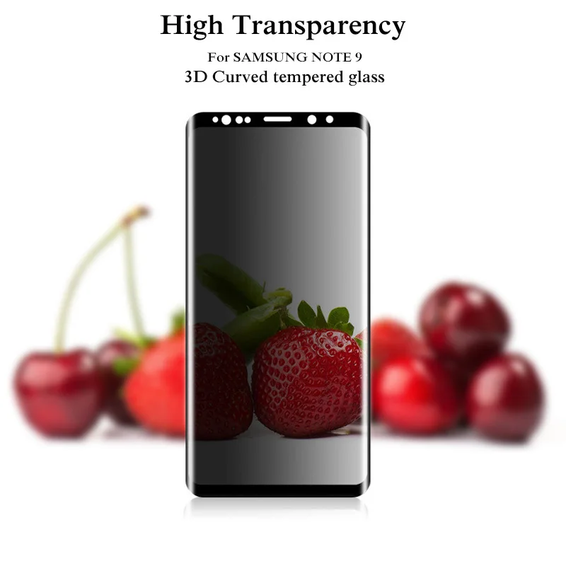 3D полное покрытие, антибликовое покрытие для SAMSUNG Galaxy Note 8, 9, S8, S9 Plus, закаленное стекло, Защита экрана для S7 edge, пленка, стекло