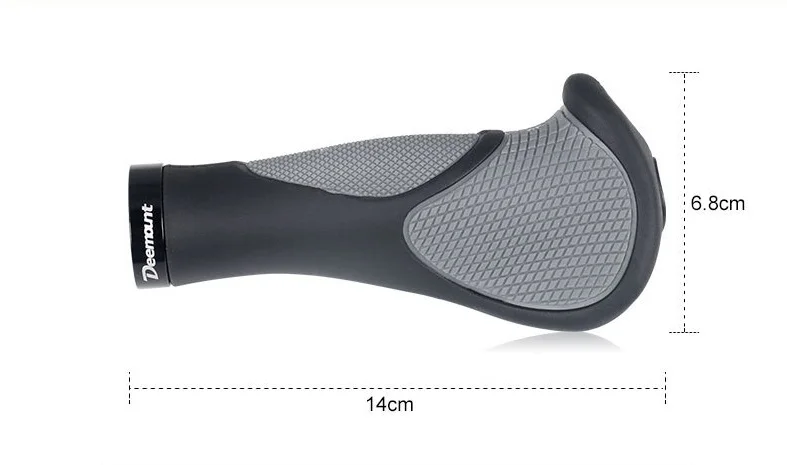 1 Pair Bicycle Handlebar Bike Parts Grips Plugs End Handle Anti-Skid TPR MTB Bar Cycling Rubber Grips Bike Accessories Bicycle