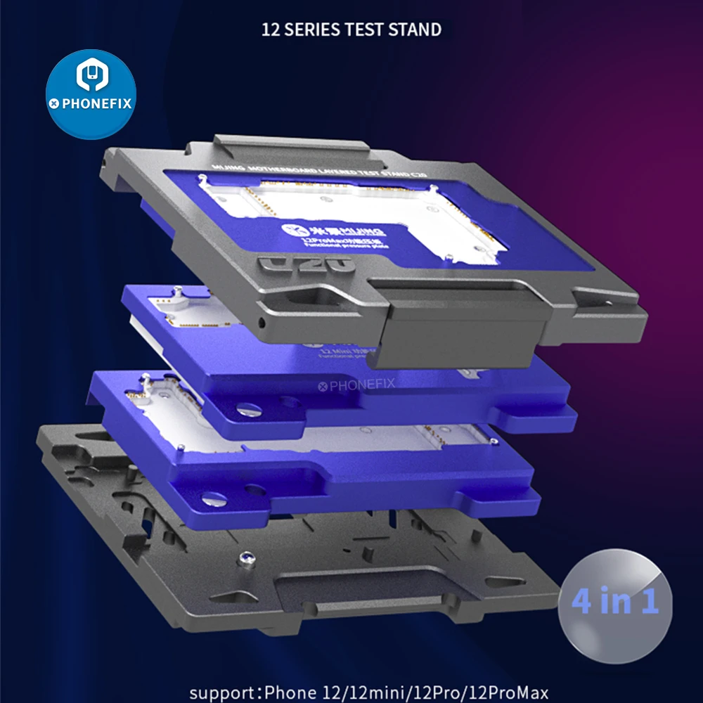 US $48.00 MJ C15 C16 C17 C18 C20 Motherboard Function Testing Fixture For iPhone X12 Pro Max Logic Board UpperLower Middle Frame Repair