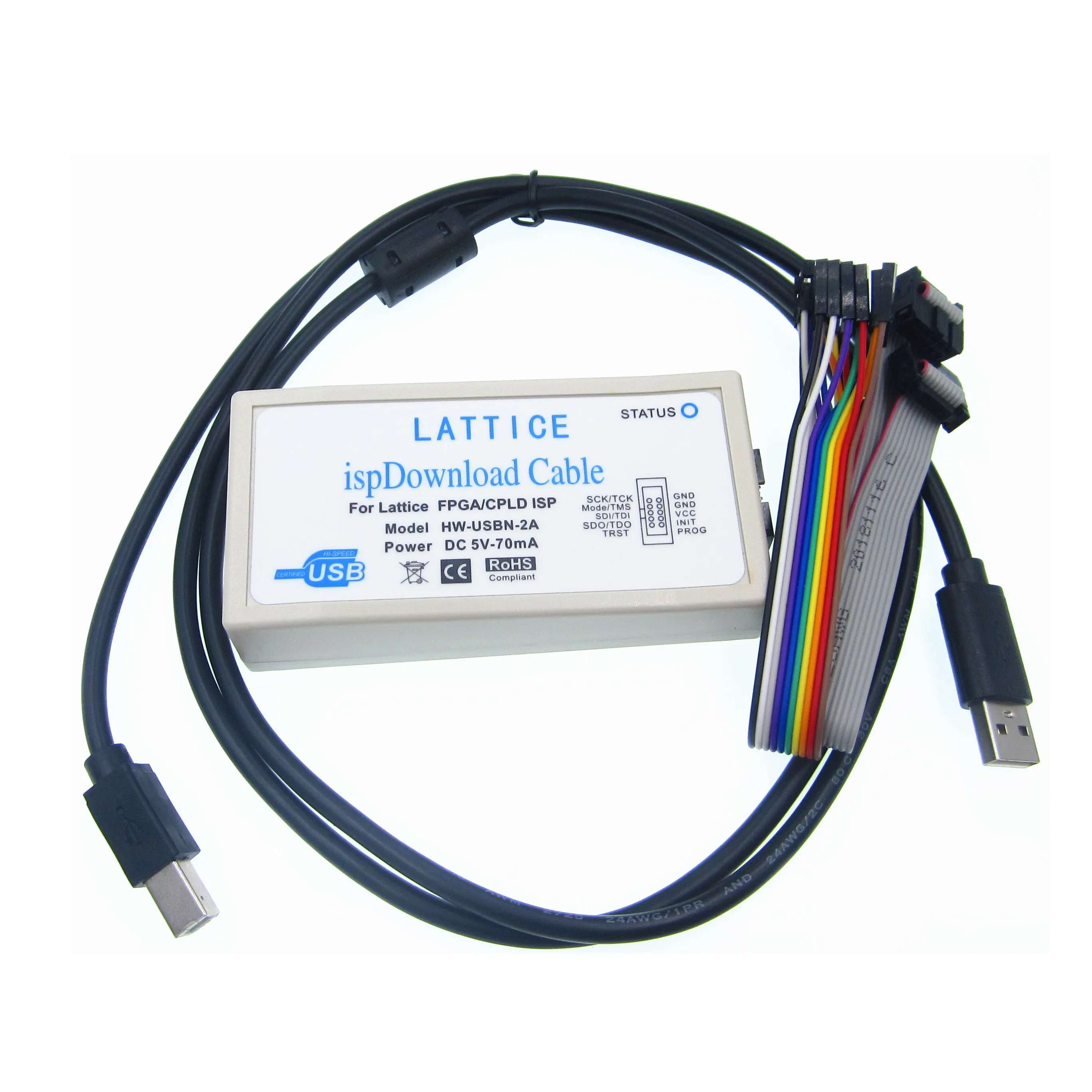Details about   USB Download Cable Jtag ISP for LATTICE FPGA HW-USBN-2A Support Windows 