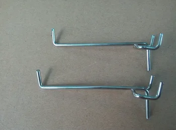 

10 Cm Punching Hook triangle gou Punching Shelf Hook Clothing Pegboard Hook Manufacturers Direct Selling