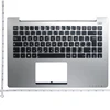 GZEELE New palmrst FOR ASUS S400 S400C S400CA notebook C cover with keyboard bezel upper case silver ► Photo 2/4