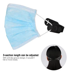 10Pcs/Bag Adjustable Mouth Muffle Ear Extension Hook Grips Buckle For Adult Child Hook Anti-slip Mouth Silicone Rope Extension