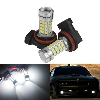 

ANGRONG 2x White H11 H8 LED 45W Projector Sidelight Daytime Fog Light Bulbs 6000K