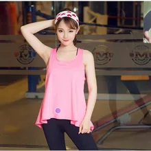 Сексуальным вырезом на спине и Для женщин женские футболки для йоги гимнастическая майка без рукавов Для женщин Бег Спорт Футболка Для женщин для занятия йогой, футболка