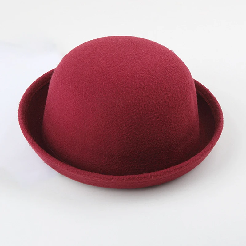 Женские шляпы Fedoras, Осень-зима, модная теплая шерстяная фетровая Ретро винтажная Кепка с животными, не деформированная Кепка Fedoras s для женщин - Цвет: 6
