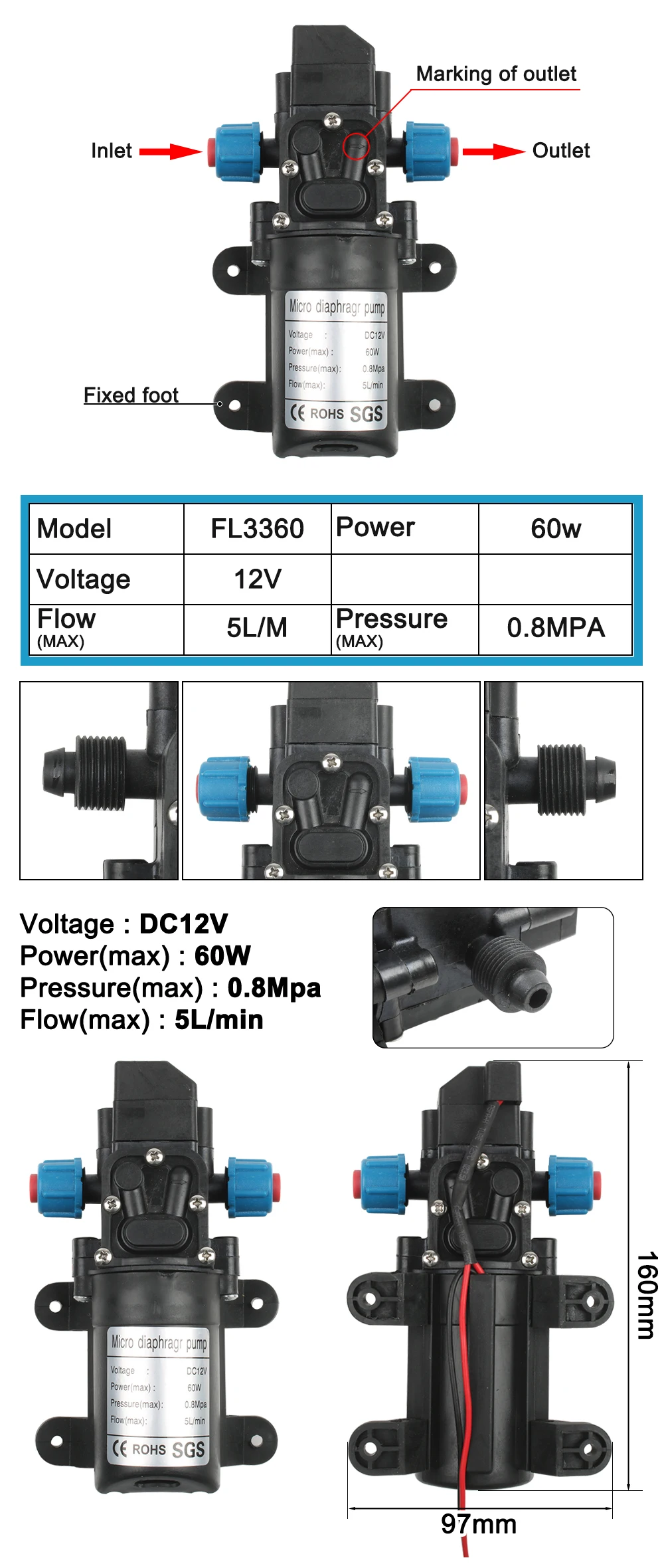pressão, spray de lavagem de carro, interruptor