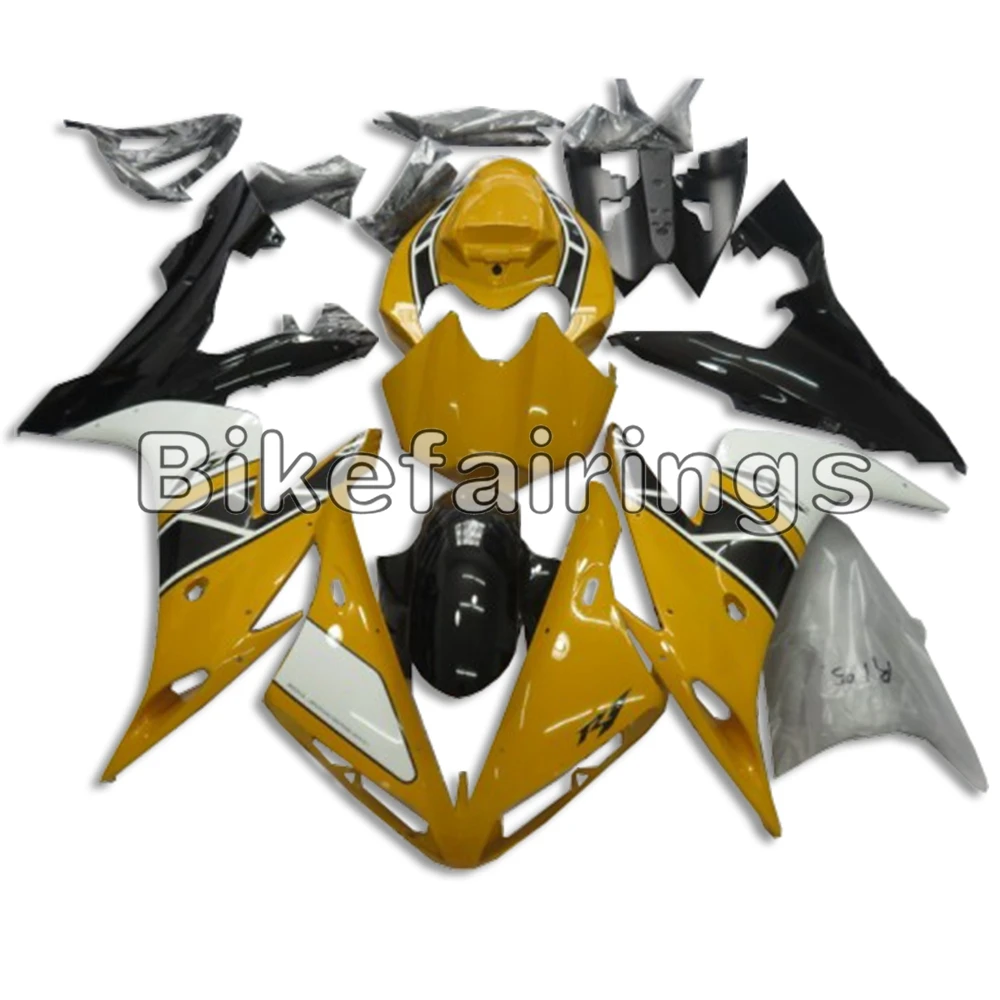 Пластмассовый обтекатель для мотоцикла Yamaha 2004 2005 2006 YZF1000 R1 04 05 06 R1 полный желтый белый и черный цвета