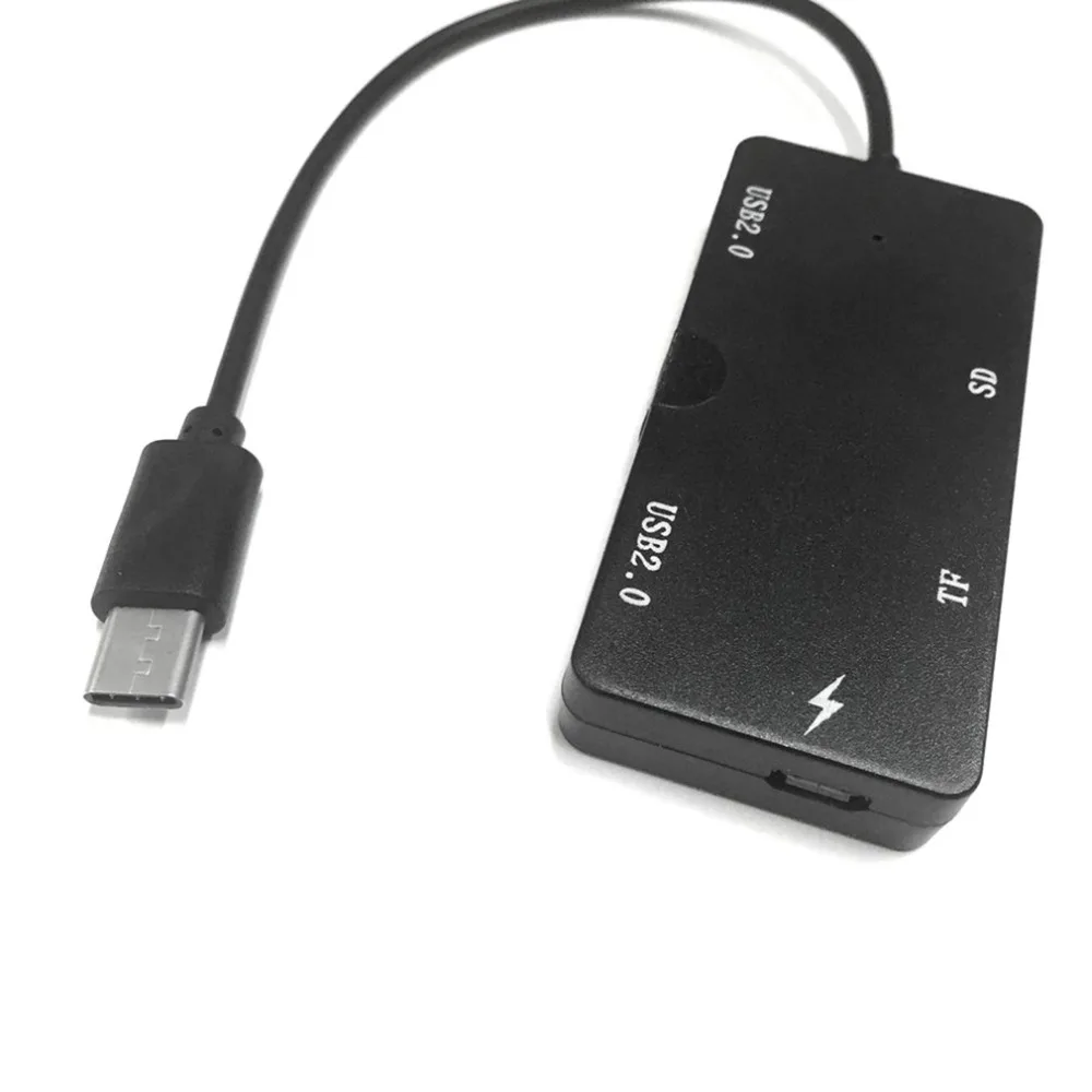 Type-C концентратор+ карта Reader-GT122 скорость передачи данных два USB2.0, один TF, один слот для sd-карт