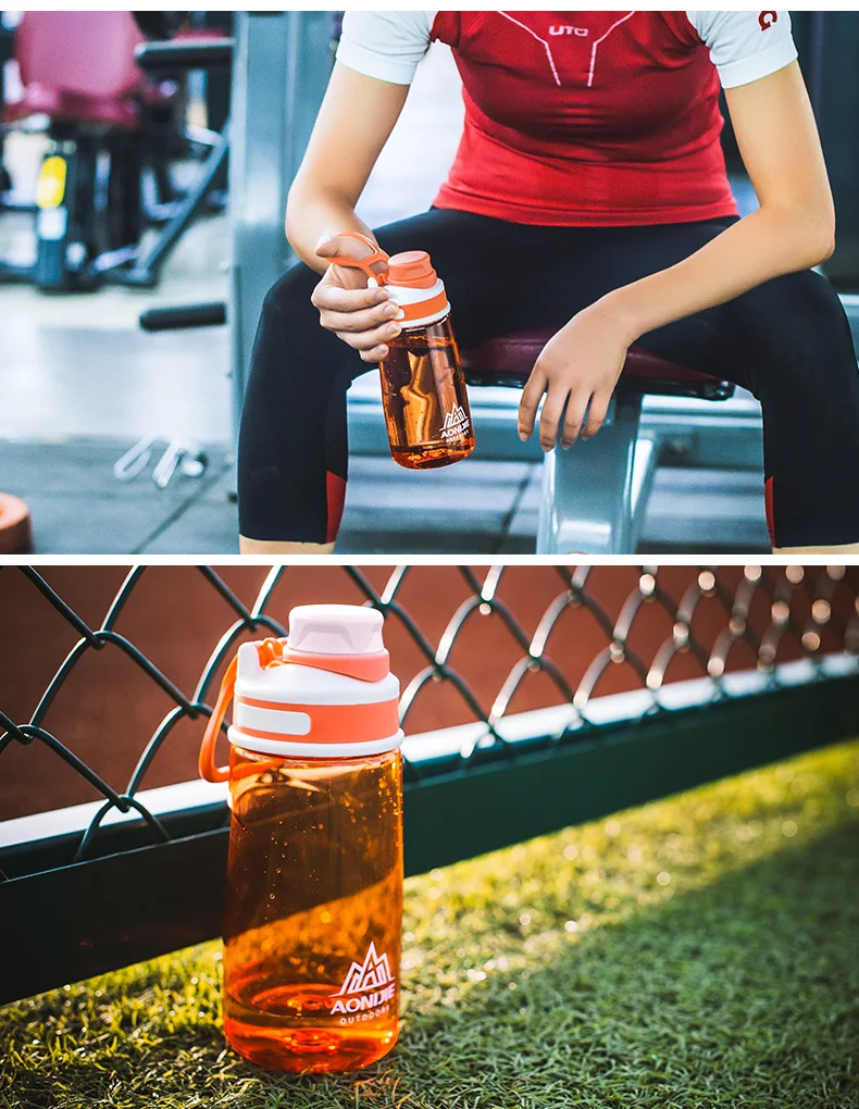 Sports Water Bottle BPA Free Leakproof Portable Cup Kettle For Cycling Running Fitness Gym 500ml 700ml