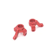Xiaomi Jimny – pièces métalliques de mise à niveau de voiture RC, une paire de gobelets de direction en métal, rouge, noir