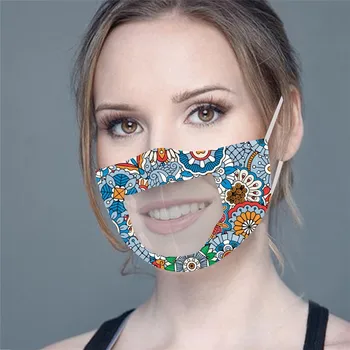 

Smile Communicator Face ma$k Clear Vinyl Visible Expression Lip Reading 10PC