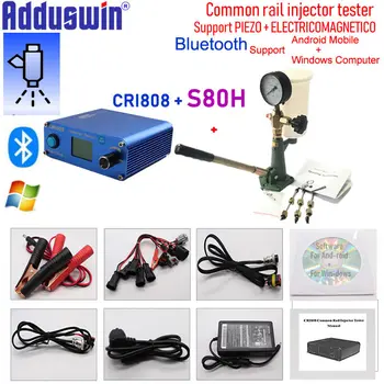 

2020 Common rail injector tester Kit CRI808 multifunction diesel Injector tester + S80H Common Rail Injector Nozzle tester