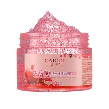 

Face Mask Hyaluronic Acid Moisturizing Sleep Mask Acne Treatment Whitening Oil-control pomegranate Facail Mask
