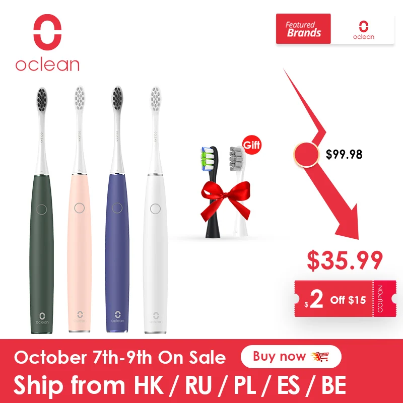 Oclean Air 2 Sonic Electric Toothbrush Clean Without Noise Gentle Cleaning Teeth Magnetic Fast Charging Last 40 Days Toothbrush Oclean Air 2 Sonic Electric Toothbrush Clean Without Noise Gentle Cleaning Teeth Magnetic Fast Charging Last 40 Days Toothbrush