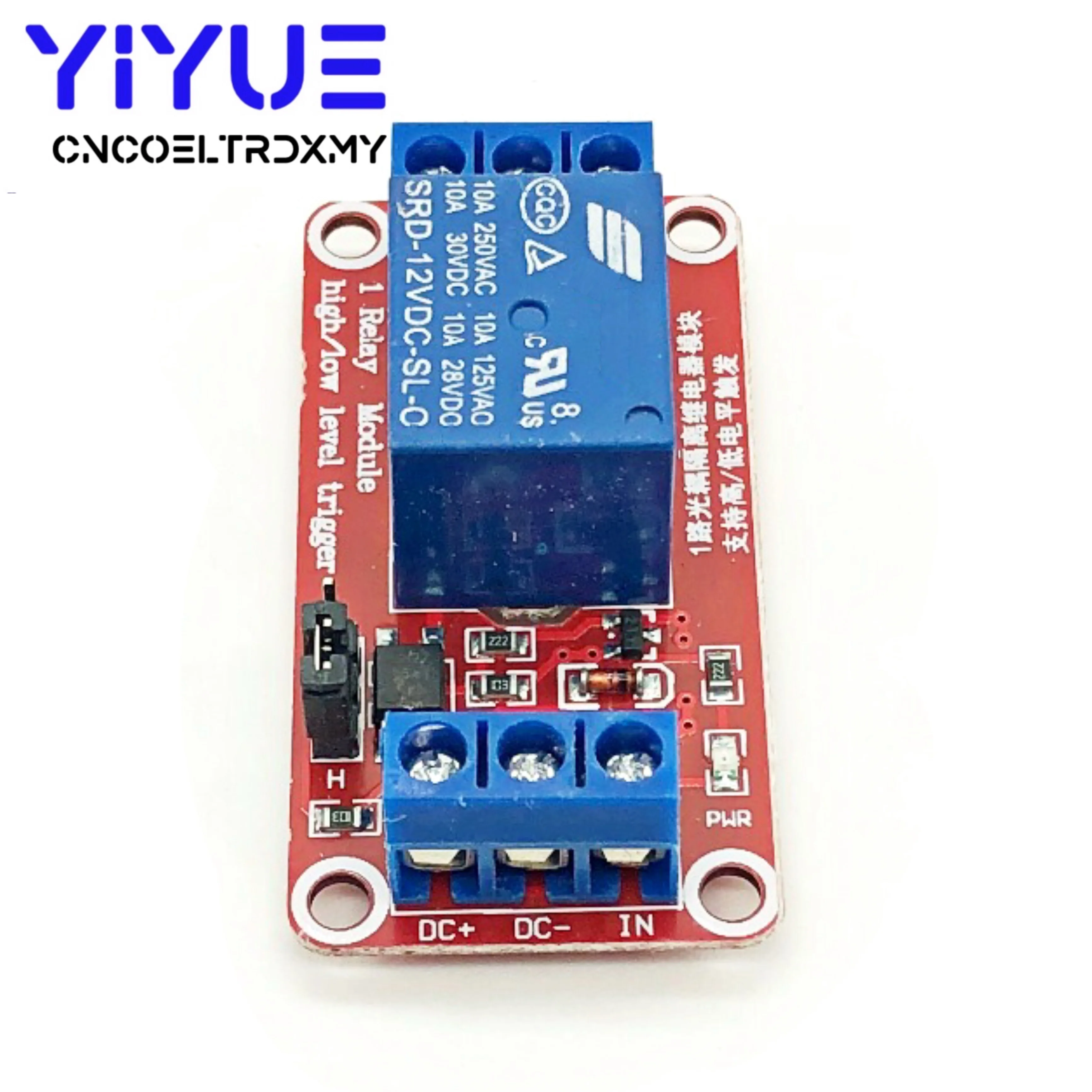 Módulo de canal de relé para Arduino, PLACA DE PROTECCIÓN DE optoacoplador, activador por flanco Alto y Bajo, CC de 12V, 1 unidad ► Foto 3/6