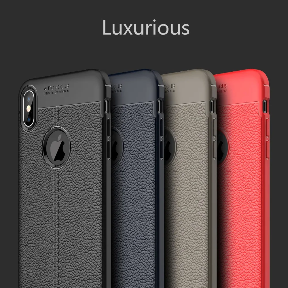 Мягкий ТПУ имитация кожи личи чехол для телефона для iphone 6 6S plus 7 7S 8 8S 5 5S 5E XR XS MAX X 11 pro Max чехол