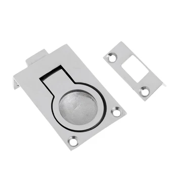 

4 Piece Boat Hatch Cabinet Lift / Pull Ring Handle Slam Latch Flush Mount Locker 2 1/4