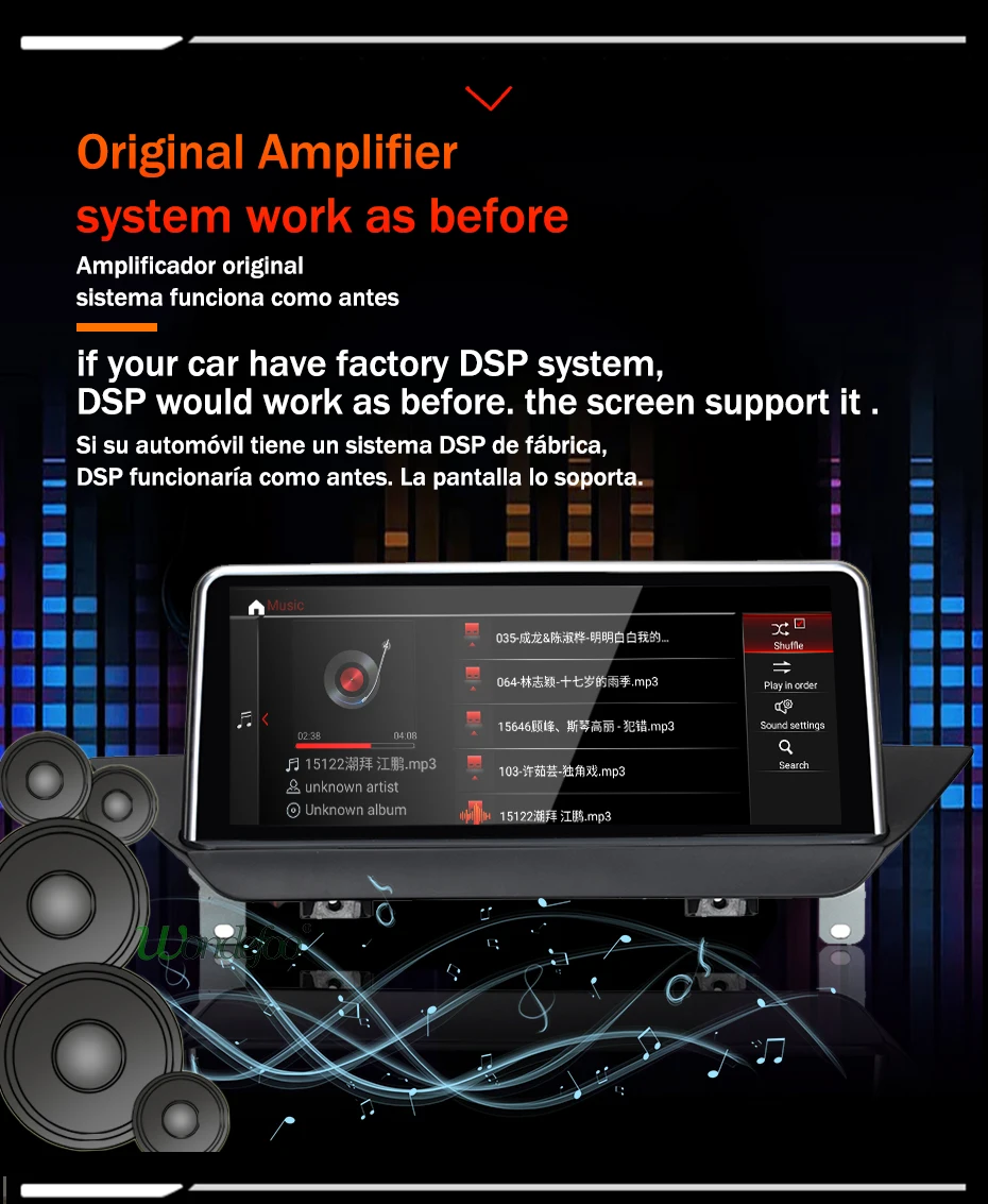 Flash Deal Android 9.0/7.1 64G IPS 2 DIN Auto GPS Radio for BMW X1 E84 2009-2015 CIC system Navigation Glonass Original Steer wheel no DVD 8