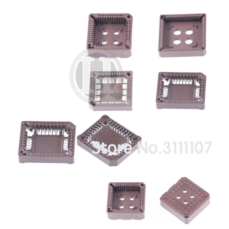 10 шт. PLCC PLCC32 PLCC44 IC socket SMD DIP 32PIN/44PIN Socket adapter|Интегральные схемы| |