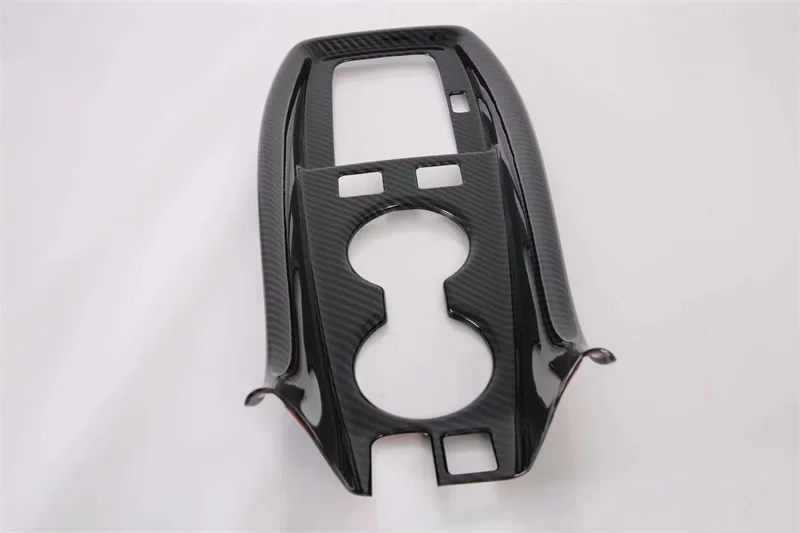 Carbon Fiber Black Для Toyota Prius хэтчбек передний держатель для стакана воды центральная консоль объемная накладка наклейки аксессуары для стайлинга автомобилей - Цвет: Carbon Fiber Black