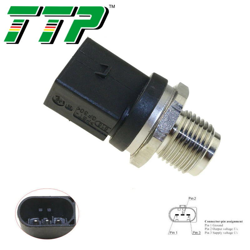 

0281002842 Rail-Pressure-Sensor For BENZ CHRYSLER DODGE AUDI SMART VW A0061536528 0061536528 0041536728 A0041536728 059130758