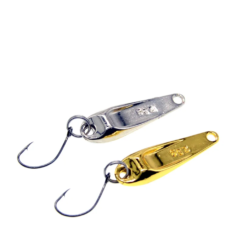 10 Stücke Mini Löffel Kör 1,5g 2,5g 3,5g Micro Metall Angeln Kör Harte Pailletten Kör Spinner Löffel Kleine Fisch Mit Scharfen Einzel Haken